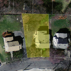 99 Walnut Hill Rd, Newton MA 02461-1836 aerial view