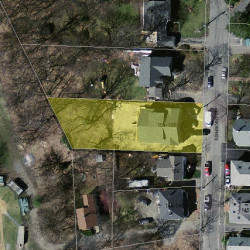 154 Edinboro St, Newton MA  02460-1302 aerial view