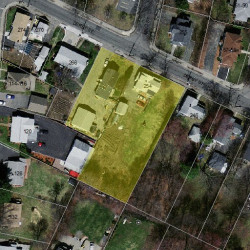 258 Derby St, Newton MA 02465-1044 aerial view