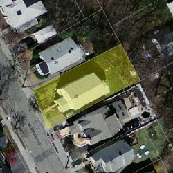 28 Wildwood Ave, Newton MA 02460-1322 aerial view