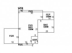 42 Evelyn Rd, Newton MA 02468-1217 floor plan