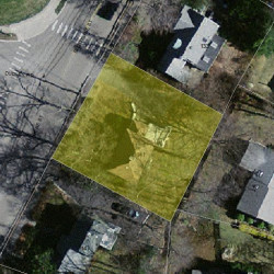 141 Brookline St, Newton MA 02467 aerial view