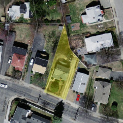 223 Webster St, Newton MA  02465-1851 aerial view