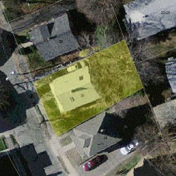 30 Capital St, Newton MA  02458-1302 aerial view