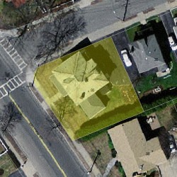 80 Waltham St, Newton MA 02465-1329 aerial view