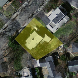 36 Beverly Rd, Newton MA 02461-1113 aerial view