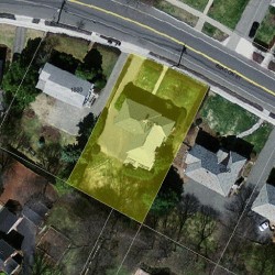 1874 Beacon St, Newton MA  02468-1442 aerial view