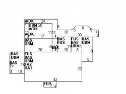 41 Huntington Rd, Newton MA 02458-2416 floor plan