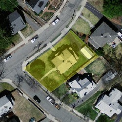 88 Carver Rd, Newton MA 02461-1337 aerial view