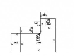88 Pine Ridge Rd, Newton MA 02468-1617 floor plan