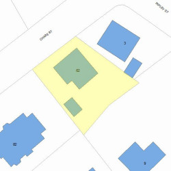 62 Chase St, Newton MA  02459-2233 plot plan