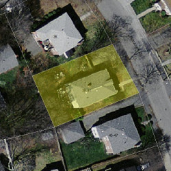 41 Farquhar Rd, Newton MA 02460-2007 aerial view