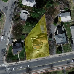 523 Crafts St, Newton MA 02465-1702 aerial view