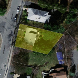 17 Harding St, Newton MA 02465-1310 aerial view
