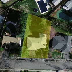 34 Donna Rd, Newton MA 02459-2805 aerial view