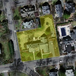 256 Highland St, Newton MA 02465-2715 aerial view