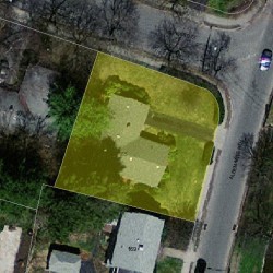 165 Albemarle Rd, Newton MA  02460-1324 aerial view