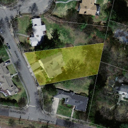 11 Ruane Rd, Newton MA 02465-2625 aerial view