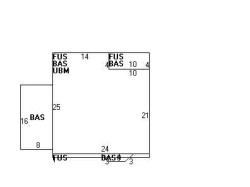136 Cherry St, Newton MA 02465-1239 floor plan
