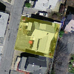 14 Cottage Pl, Newton MA  02465-1525 aerial view