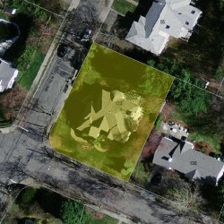 128 Old Farm Rd, Newton MA 02459-3400 aerial view