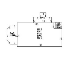 39 Bemis St, Newton MA  02460-1102 floor plan
