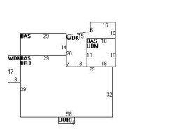 81 Nardell Rd, Newton MA  02459-2823 floor plan