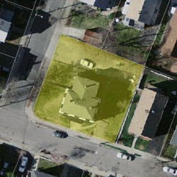 63 Gardner St, Newton MA 02458-1404 aerial view