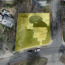 2149 Commonwealth Ave, Newton MA 02466-1913 aerial view