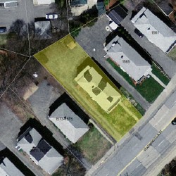 1569 Washington St, Newton MA 02465-2222 aerial view