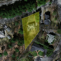 162 Waban Ave, Newton MA 02468-2107 aerial view