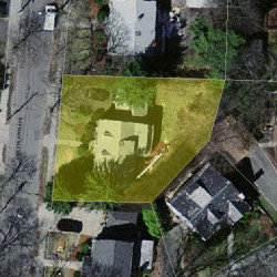 53 Greenlawn Ave, Newton MA  02459-1712 aerial view