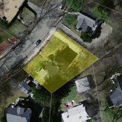 35 Oak Cliff Rd, Newton MA  02460-2342 aerial view