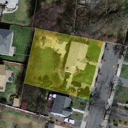 16 Westland Ter, Newton MA 02465-1524 aerial view