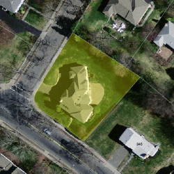 140 Oak Hill St, Newton MA 02459-3447 aerial view