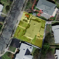 12 Anthony Cir, Newton MA 02460-1110 aerial view