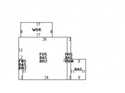 62 Stearns St, Newton MA 02459-2464 floor plan