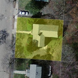 100 Upland Ave, Newton MA 02461-2145 aerial view