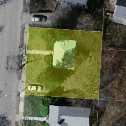 92 Upland Ave, Newton MA 02461-2145 aerial view