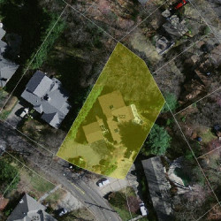 522 Dudley Rd, Newton MA 02459-2809 aerial view