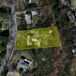 62 Gammons Rd, Newton MA 02468-1216 aerial view