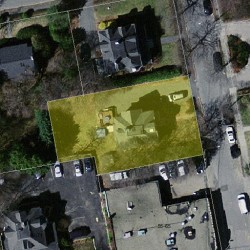 69 Columbus St, Newton MA 02461-1437 aerial view