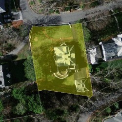 64 Gray Cliff Rd, Newton MA  02459-2017 aerial view