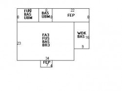 9 Exmoor Rd, Newton MA 02459-1207 floor plan