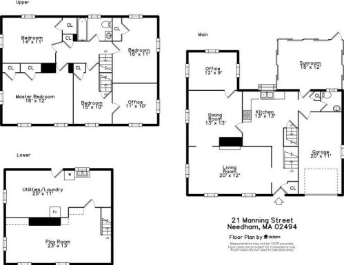 21 Manning St, Needham MA 02494-1509 exterior