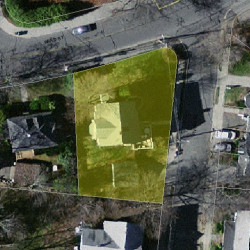 396 Ward St, Newton MA 02459-1256 aerial view