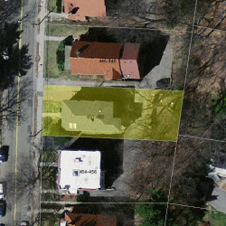 450 Lowell Ave, Newton MA 02460-2151 aerial view