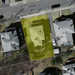 16 Omar Ter, Newton MA  02460-1604 aerial view