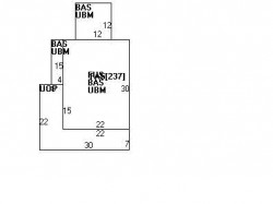 123 Floral St, Newton MA 02461-1543 floor plan