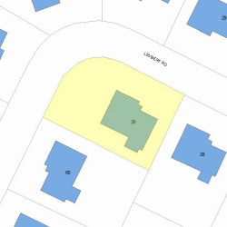 38 Levbert Rd, Newton MA  02459-3063 plot plan